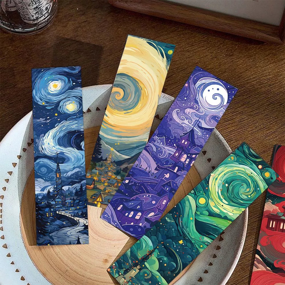 30 Peças Marcadores De Livros De Pintura Papel De Leitura Multifuncional Decorativos De Bricolage